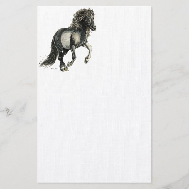 Icelandic Horse Brana Stationery (Front)