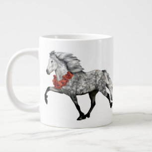 Icelandic Horse Christmas Large Coffee Mug