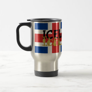 Icelandic Horse | Flag of Iceland Travel Mug