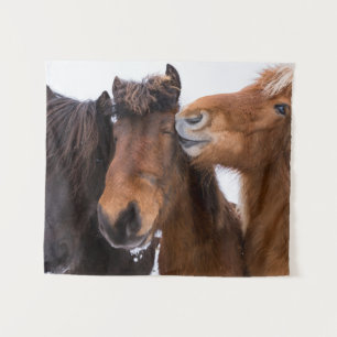 Icelandic Horse Friends, Iceland Tapestry