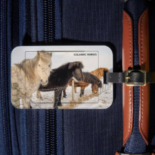Icelandic Horse Luggage Tag