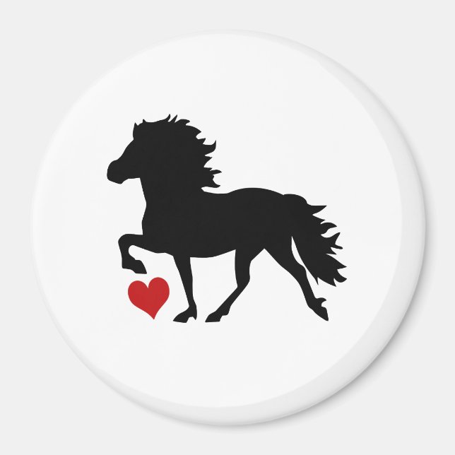 Icelandic Horse Magnet (Front)