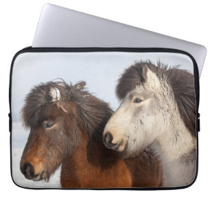 Icelandic Horse profile, Iceland Laptop Sleeve