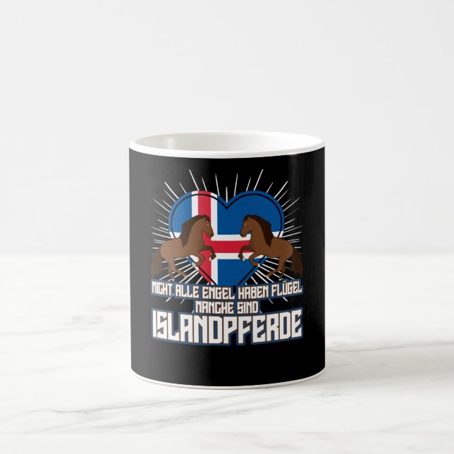 Icelandic Horse Riding Coffee Mug (Center)