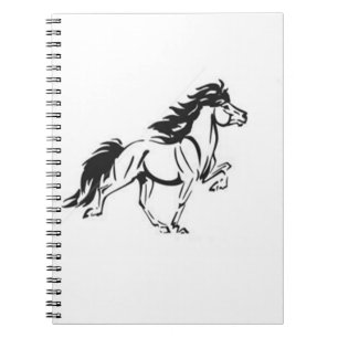 Icelandic Horse Spiral Notebook