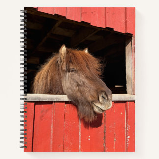 Icelandic Horse spiral notebook