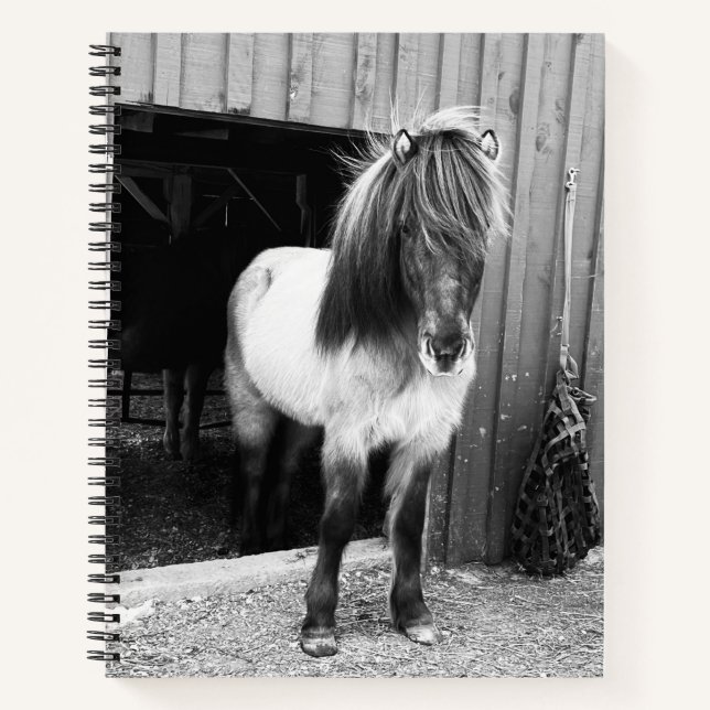 Icelandic Horse spiral notebook (Front)