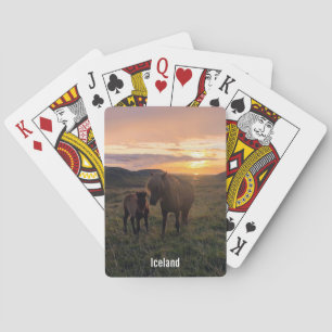 Icelandic horses - playing cards