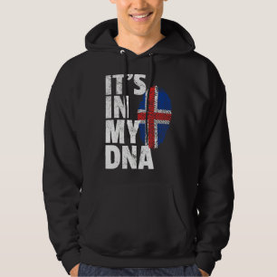 Icelandic Iceland Flag It's In My Dna Christmas C Hoodie