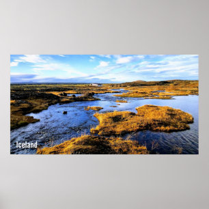 Icelandic landscape poster