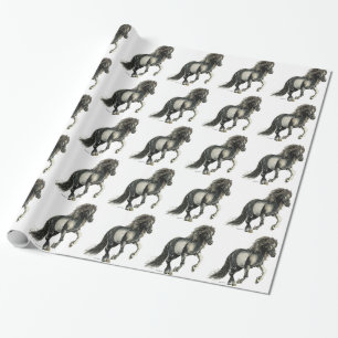 Icelandic mare Brana Wrapping Paper
