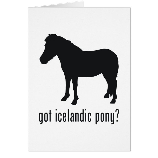 Icelandic Pony (Front)
