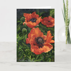 ‘Icelandic Poppies’ Card