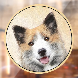 Icelandic Sheepdog Painting - Original Dog Art