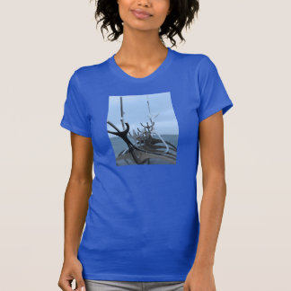 Icelandic Viking Ship Sculpture T-Shirt