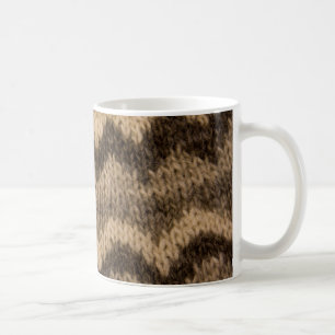 Icelandic wool pattern coffee mug