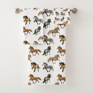 Icelandics in Gait Bath Towel Set