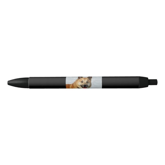 IcelandicSheepdog20150904 Black Ink Pen (Front)