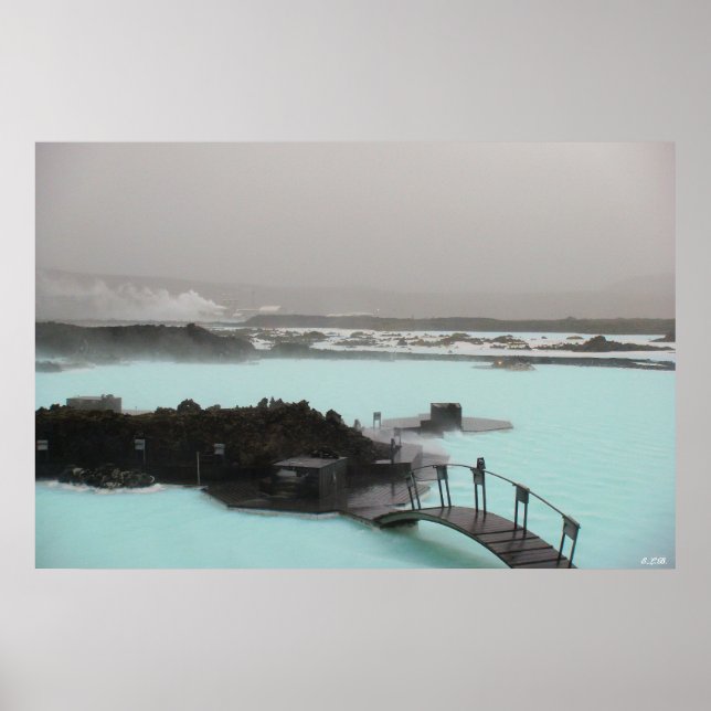 Iceland's Blue Lagoon Poster (Front)
