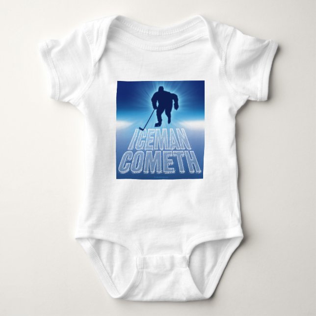 Iceman Cometh (Hockey) Baby Bodysuit (Front)