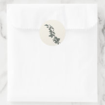 Icey Leaves – Cosy Botanical Aesthetic Sticker