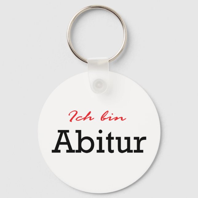 Ich bin Abitur icon Key Ring (Front)