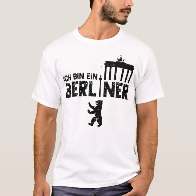Ich Bin Ein Berliner T-Shirt (Front)