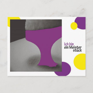 ich bin ein Meisterstueck Postcard
