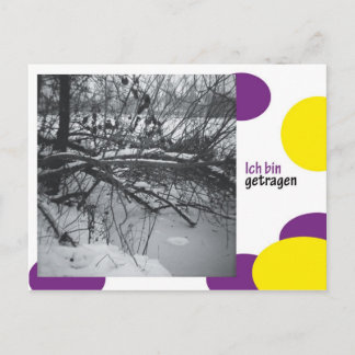 ich bin getragen postcard