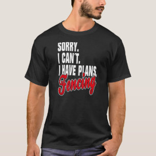 Ich Habe Plane Fechter Statement Saying Outfit T-Shirt
