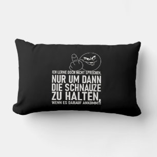 ICH LERNE DOCH NICHT SPRECHEN LUMBAR CUSHION