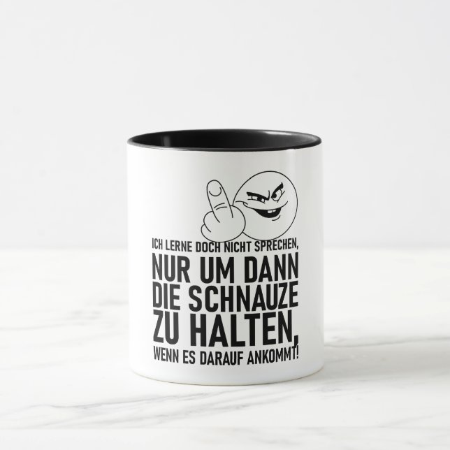 ICH LERNE DOCH NICHT SPRECHEN MUG (Center)