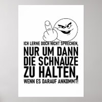 ICH LERNE DOCH NICHT SPRECHEN