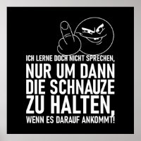 ICH LERNE DOCH NICHT SPRECHEN