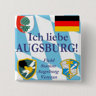 Ich liebe Augsburg! I love Augsburg! button