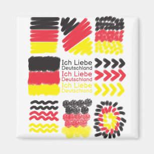 Ich Liebe Deutschland - i love germany Magnet