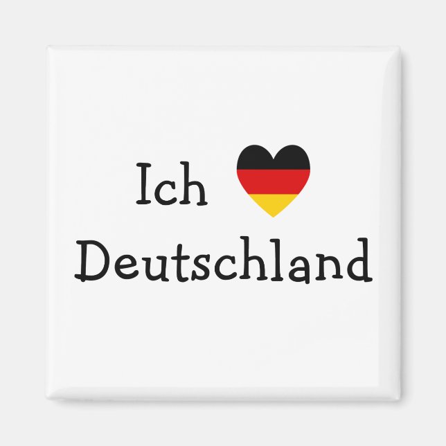 Ich liebe Deutschland Magnet (Front)