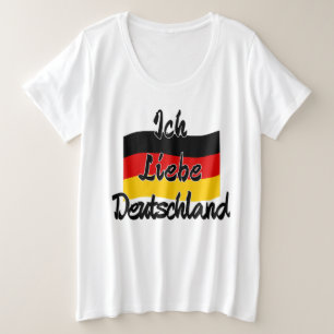 Ich Liebe Deutschland Plus Size T-Shirt