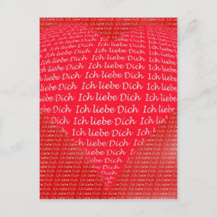 Ich liebe Dich Postcard