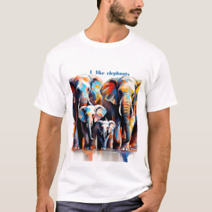 Ich liebe Elefanten T-Shirt