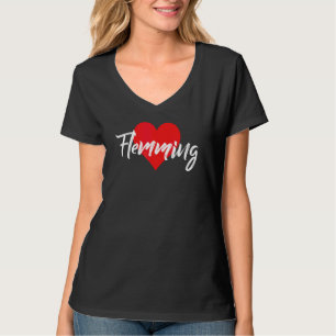 Ich Liebe Flemming Vorname Liebe Herz T-Shirt