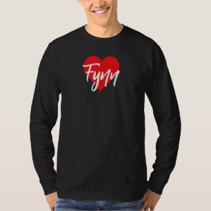 Ich Liebe Fynn Vorname  Liebe Herz T-Shirt