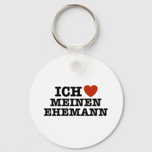 Ich Liebe Meinen Ehemann Key Ring