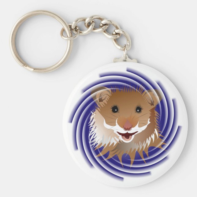Ich liebe meinen kleinen Hamster Key Ring (Front)