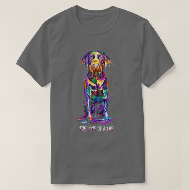 Ich liebe meinen Labrador TShirt (Design Front)