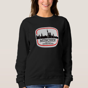 Ich Liebe München Tee  Cool Munich Skyline Graphic