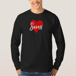 Ich Liebe Sami Vorname Liebe Herz T-Shirt