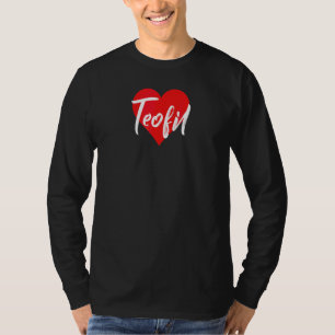 Ich Liebe Teofil Vorname Liebe Herz T-Shirt