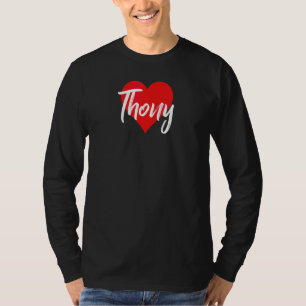 Ich Liebe Thony Vorname  Liebe Herz T-Shirt