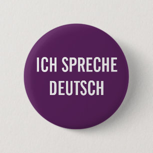  ICH SPRECHE DEUTSCH   I SPEAK GERMAN BUTTON